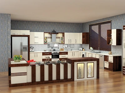 آشپزخانه مدرن جزیره