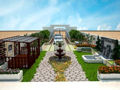 طراحی فضای باغ و ویلایی