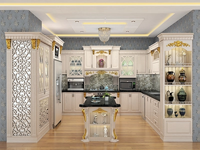 آشپزخانه کلاسیک جزیره