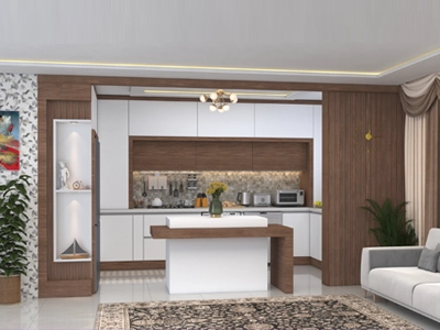 آشپزخانه ام دی اف مدرن