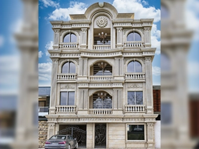 نمای کلاسیک 3 طبقه