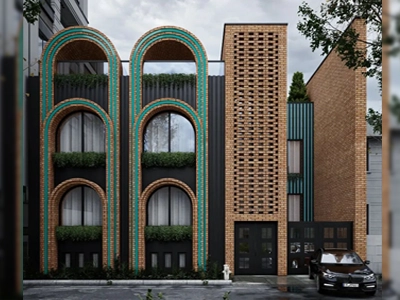 نمای سنتی آجرسنگ