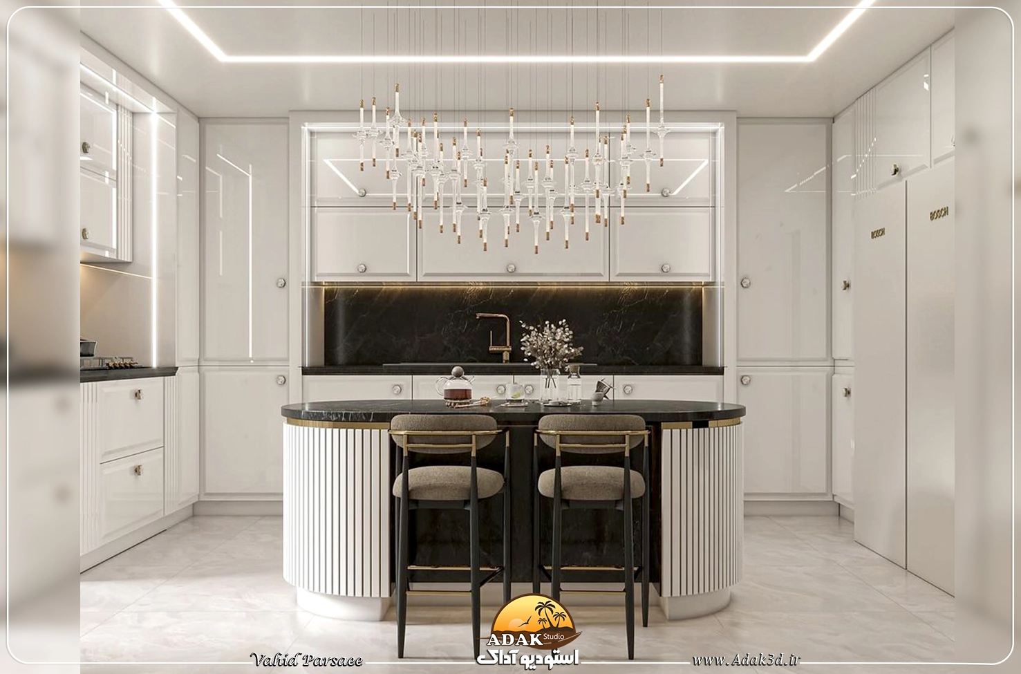 آشپزخانه نئو کلاسیک